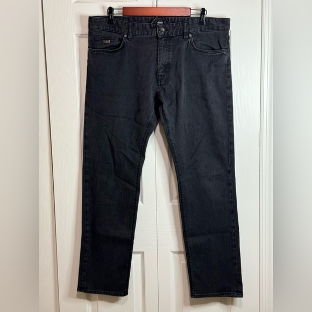 Hugo Boss Men's Black Stretch Jeans